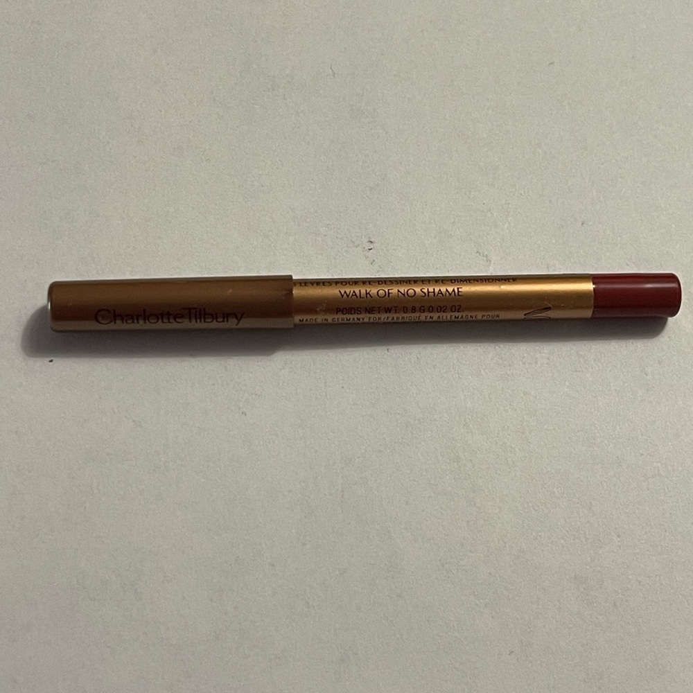 Charlotte Tilbury mini Lip Cheat Lipliner in Walk of No Shame Brand New - Picture 2 of 4